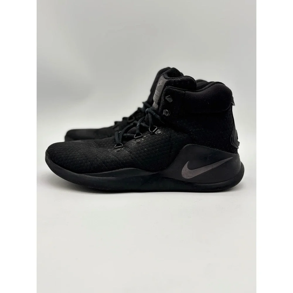 Nike Kwazi Mid Triple Black Basketball Lifestyle Shoes AA0548-001 Mens 11